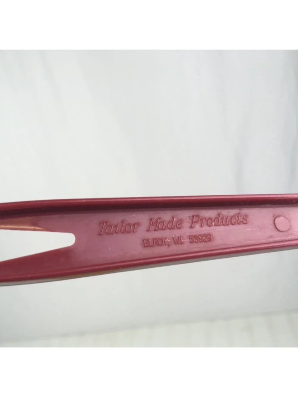 Vintage Tailor Made Serving Spoon and Ladle Set  Burgundy Lot of 2 Utensils